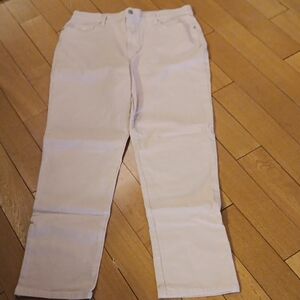 Gloria Vanderbilt Pink Straight Leg Jeans Sz 14